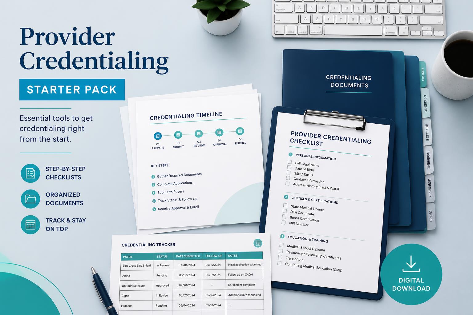 Provider Credentialing Starter Pack cover