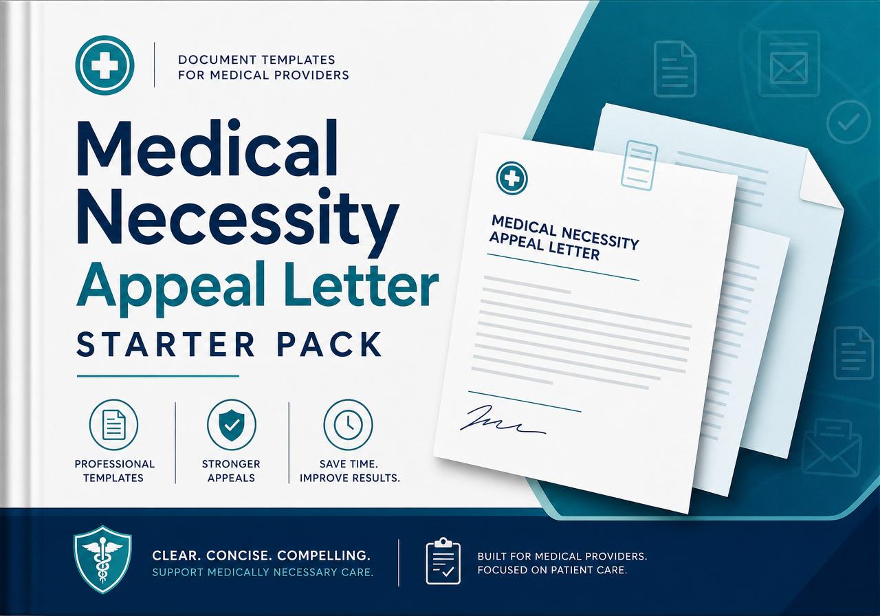 Medical Necessity Appeal Letter Starter Pack cover